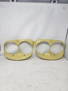 1958 Ford headlight bezels PAIR Fairlane 500 retractable convertible  - Foto 1 di 8