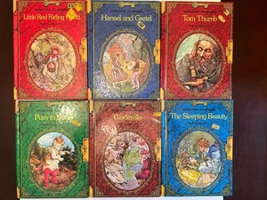 6 Book Lot Of Fairytale HC HEIRLOOM CLASSICS - Picture 1 of 2