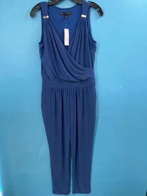 White House Black Market Blue Evening Jumpsuit (NWT) size S - Image 1 of 4
