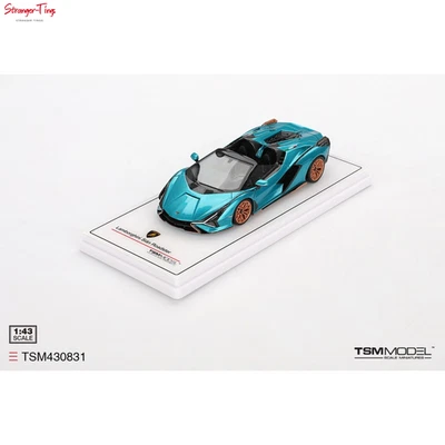 TSM Lamborghini Sian Roadster azul Urano 1:43 Foto 1 de 4