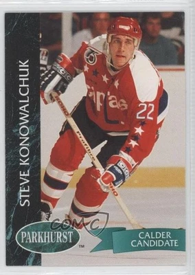 1992-93 Parkhurst Steve Konowalchuk #202 Rookie RC - Image 1 of 2
