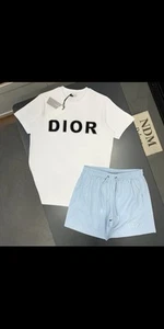 Christian Dior Men's Shorts and T-Shirt Set Size Medium - Picture 1 of 1