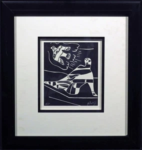 Neal Doty Cleopatra Custom framed Hand Signed Art Lithograph, SUBMIT BEST OFFER - Picture 1 of 5