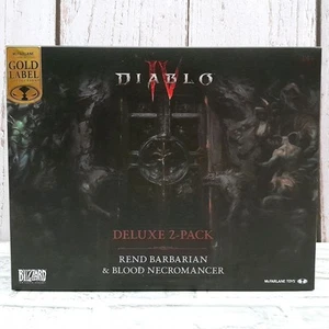 Diablo IV REND BARBARIAN & BLOOD NECROMANCER Actionfigur 2 Pack Gold Label - Bild 1 von 17