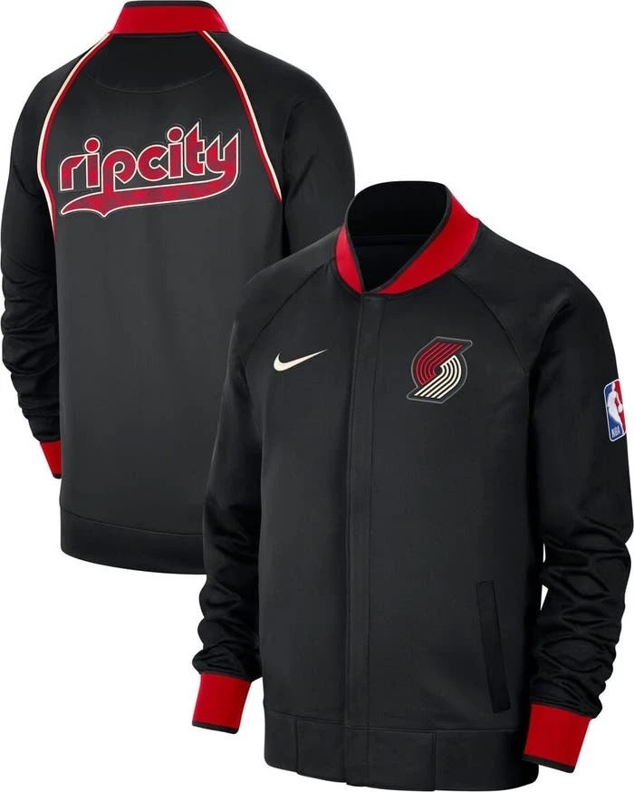 men's XXL Nike Portland Trail Blazers Player Issued sleeveless hoodie