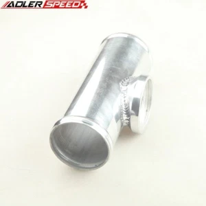 Tubo en T de brida turbo de aluminio de 2,5" para adaptador de válvula de soplado HKS SSQV SQV BOV EE. UU. - Imagen 1 de 6