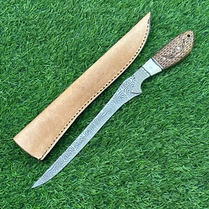 Custom Handmade J2 Stahl Kochmesser - Profi Filetiermesser, SN-4510 - Bild 1 von 5