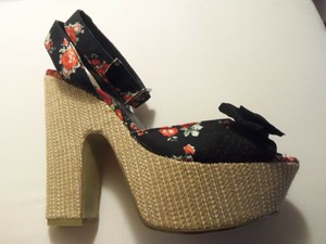 justfab floral heels