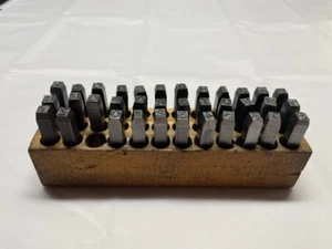 1/4" Young Bros.-USA, Steel Letters & Numbers Stamp Set - Y121 - Picture 1 of 7