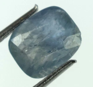 Cuscino 3,55 Ct Zaffiro Blu Pietra Preziosa Naturale Certificato BS36 Super Affare - Foto 1 di 13