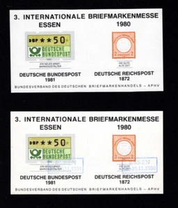 Vignetten Blocks 1980 - BM Messe in Essen   (O-1) - Bild 1 von 1