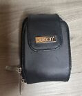 Buxton Leather Black Crossbody Wallet Handbag Clutch Organizer Cell Phone Purse