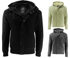 CROSSHATCH Hombre Transición Chaqueta LANDCROFT CH FUR LINED KWEAR Invierno Capucha NUEVO - Imagen 1 de 5