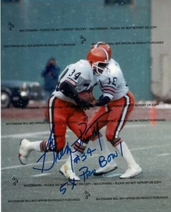 GREG PRUITT SIGNED HANDSIGNIERT 8x10 - Cleveland Browns - Oklahoma Sooners - Bild 1 von 1
