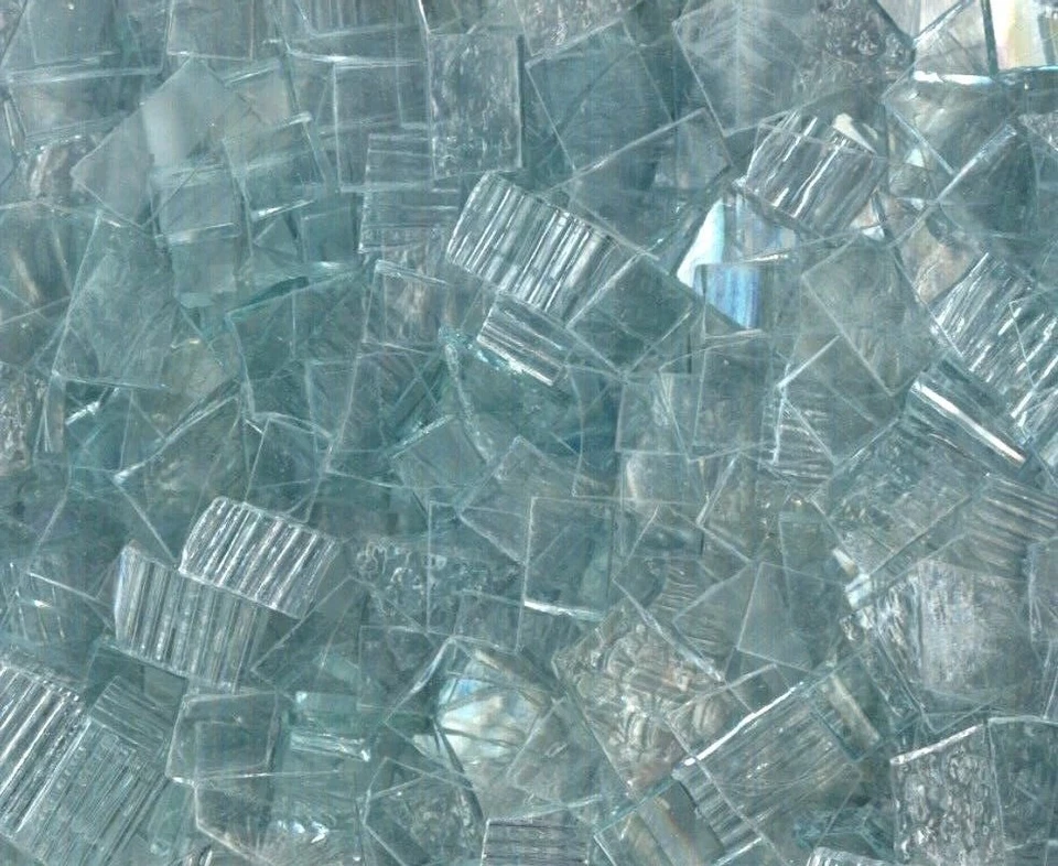 Vidrio de mosaico: MEZCLA TRANSPARENTE, paquete de vitrales de 5 onzas, (abt 100 piezas cortadas a mano) Foto 1 de 1