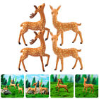 Deer Miniatures Resin Figures for DIY Crafts (4pcs)