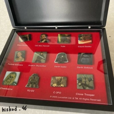 Disney Star Wars Episodio III Prendedores Conjunto de Insignias K Limitado Darth Vader CAJA DE COLECCIÓN Foto 1 de 4