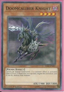 Yugioh - Doomcaliber Knight - 1st Edition Card - Picture 1 of 1