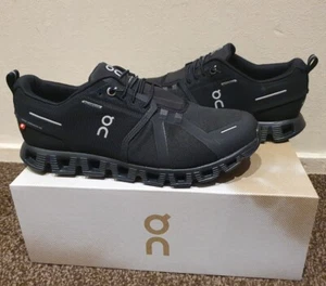 On Running Cloud 5 Waterproof Mens - Black - Mens Size UK 9 - Brand New