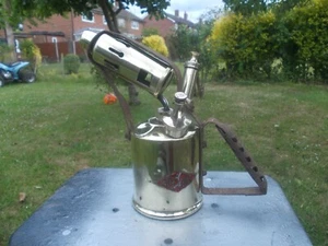 Vintage Buflam Original Label Paraffin Blow Lamp Torch Polished As Found - Picture 1 of 8