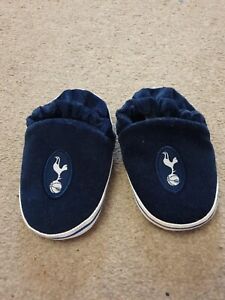 Navy Blue Tottenham Hotspur Slippers Shoes Age 9-12 Months