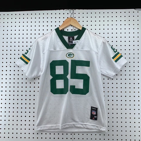 Green Bay Packers #85 Greg Jennings Jersey Medium Youth 10/12 Reebok Football Cover