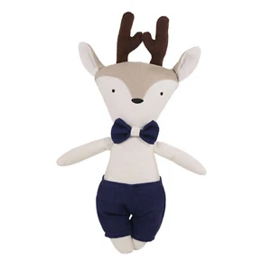 Rosewood Cupid & Comet Festive Reindeer Squeaky Stuffed Soft Plush Dog Toy - Picture 1 of 3