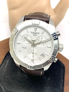 Reloj Hombre Tissot Cuarzo Suizo Cronógrafo 44mm Cuero Marrón T1016171603100 - Imagen 1 de 13