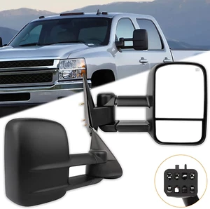 Towing Mirrors for 99-02 Chevy Silverado/GMC ,Sierra Heated,Power Control (Pair) - Picture 1 of 8