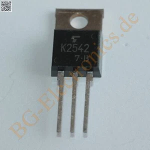 2 x 2SK2542 FET Silicon N Channel Mos Type 500V Toshiba TO-220 2pcs - Picture 1 of 1