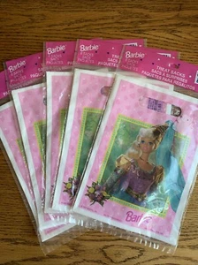 LOT OF 5 BARBIE Treat Bags Sacks 8-Count; Princess, Birthday, Halloween-40 BAGS - Picture 1 of 5