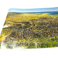 Panoramic Map Of Alps Made In Germany 2007 23 x 81 in Mairs Oberbacher Color