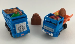 Fisher Price GeoTrax Rail & Road System Most Rugged Team Dump Truck Mini Figure - Picture 1 of 7