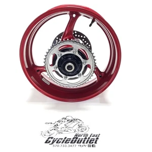 2024 11-25 SUZUKI GSXR750 GSXR600 OEM REAR WHEEL BACK RIM ROTOR HUB BOY STR8 - Picture 1 of 15