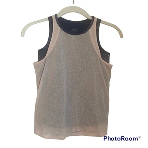 Athleta Girl M 8 10 Double Layer Tank Top Galaxy sports athletic shirt - Picture 1 of 6