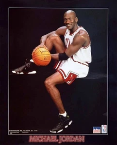Vintage Michael Jordan Starline NBA 22" x 34" Poster Chicago Bulls 1998, Sealed - Picture 1 of 10