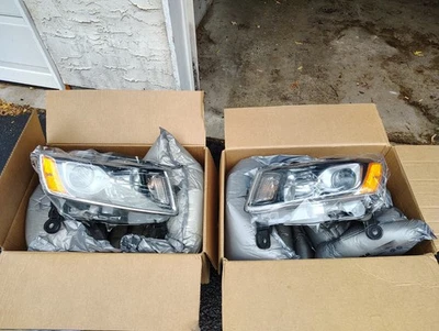 Conjunto de faros delanteros izquierdo Mopar genuino OEM para Jeep Grand Cherokee Foto 1 de 4