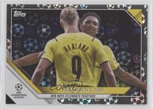 2021 Topps UCL Collection Checklist Starball Foil Jude Bellingham Erling Haaland - Picture 1 of 3