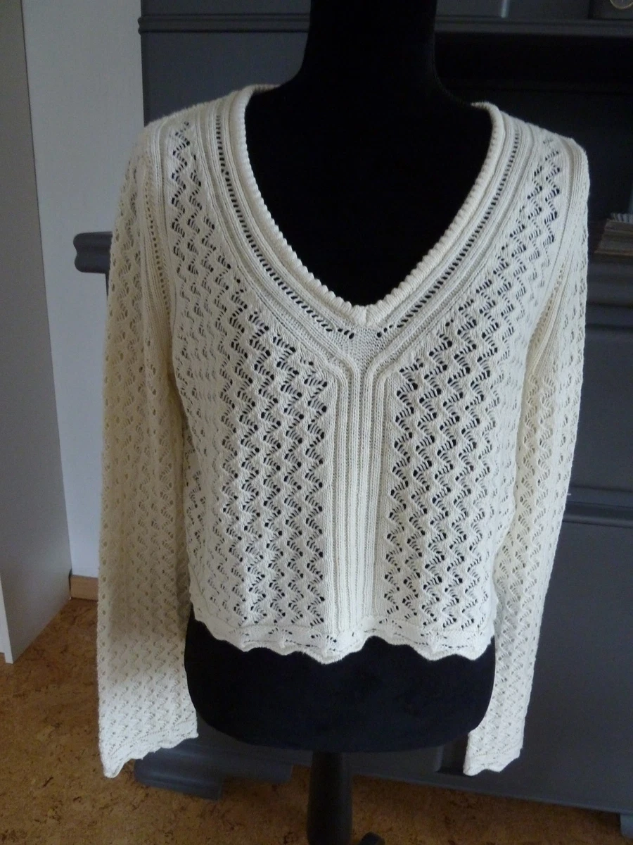 Ashley Brooke Poncho Cardigan – Gemütlicher Strick-Poncho Mit Pailletten, Rot/Braun, Größe 36/38
