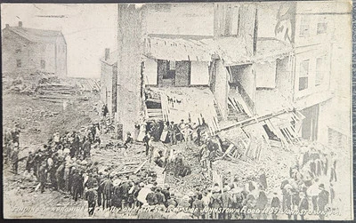 Johnstown Pennsylvania Flood 1889 Disaster 1910 Flag Machine Cancel - Image 1 of 2
