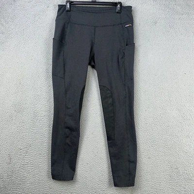 Pantalones de Correr Kerrits Para Mujer Grandes Gris Compresión Elastizados Bolsillo Logo Foto 1 de 4