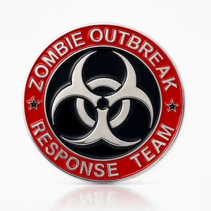 Zombie Outbreak Response Team Belt Buckle - Picture 1 of 2