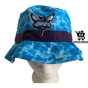 Mitchell & Ness Men's Size S/M Charlotte Hornets Acid Wash Surf NBA Bucket Hat - Picture 1 of 8