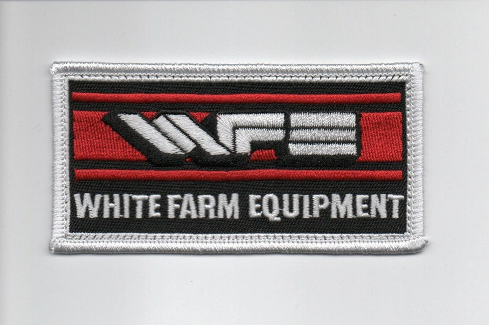 Parche blanco para sombrero de tractor de equipo agrícola Foto 1 de 1