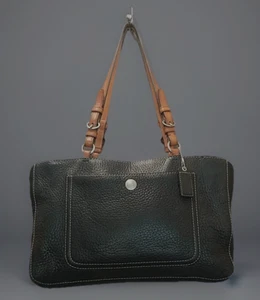 BELLISSIMA BORSA/BORSA A TRACOLLA COACH CHELSEA VINTAGE NERA, MOLTA CONSERVAZIONE - Foto 1 di 19