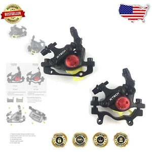 Multi-Color MTB Hydraulic Disc Brake Calipers - Exceptional Sensitivity & Style - Picture 1 of 11