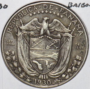 Panama 1930 1/2 Balboa Eagle animal 295946 combine shipping - Picture 1 of 2
