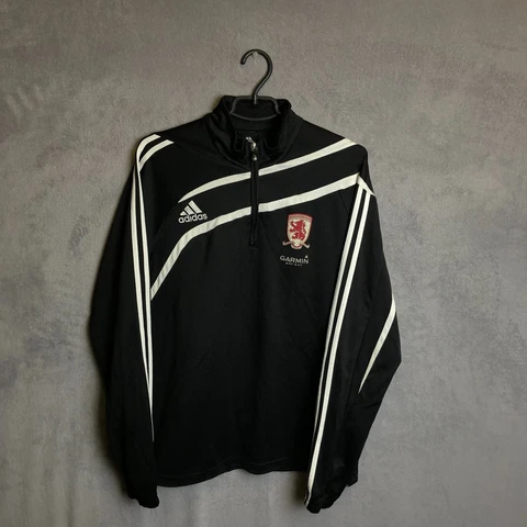 Middlesbrough Training Jacket Long Sleeve Adidas Polyester Mens  Large Cover