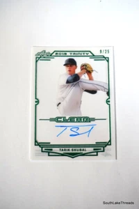 2019 LEAF TRINITY GREEN CLEAR AUTO.TARIK SKUBAL #'d /25 Detroit Tigers REC SSP - Picture 1 of 4