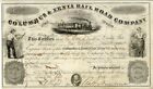 New Listing1852 Columbus & Xenia Rr Stock Certificate